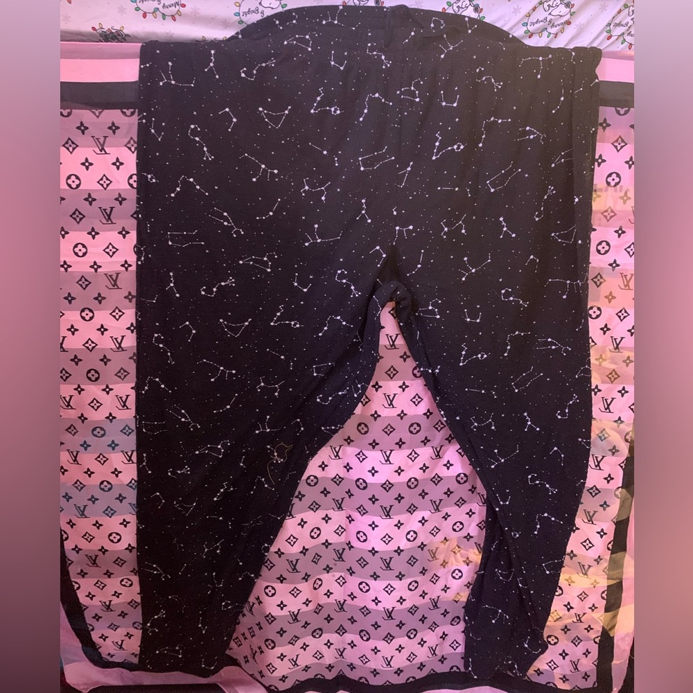 plus size astrology/constellation pants